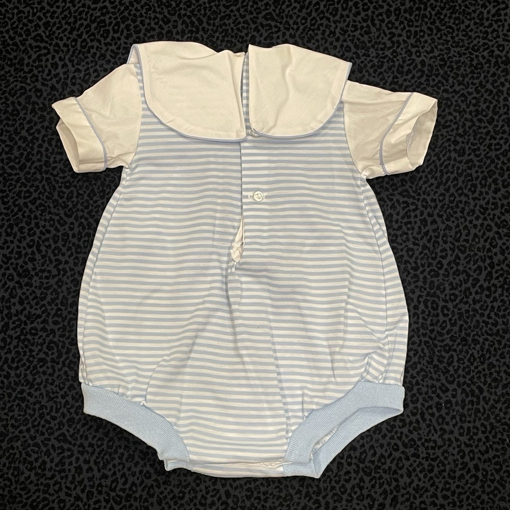 Vintage Alexis Boys One Piece Romper Baby 3M Summer My Grandma Lovesā Me - Picture 3 of 4